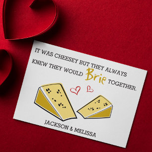 Cartão De Festividades Fun Brie Together Valentines Day