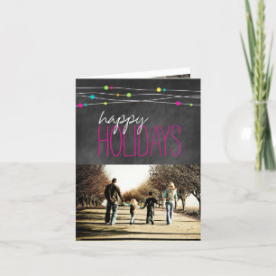 Cartão De Festividades Fun Customizable Happy Holidays Greeting Card