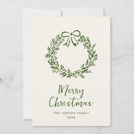 Cartão De Festividades Funky Hand Drake Scribble Retro Natal