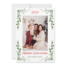 Funky Hand Drawn Foto De Natal