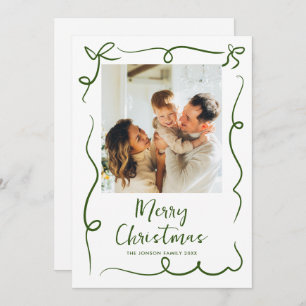 Cartão De Festividades Funky Hand Drawn Foto De Natal