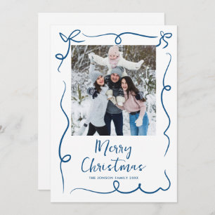 Cartão De Festividades Funky Hand Drawn Foto De Natal