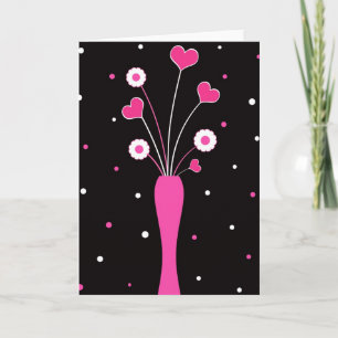 Cartão De Festividades Funky vase