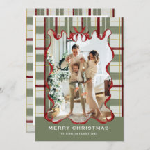 Funky Vintage Christmas Red Bow Coquette5 Photo