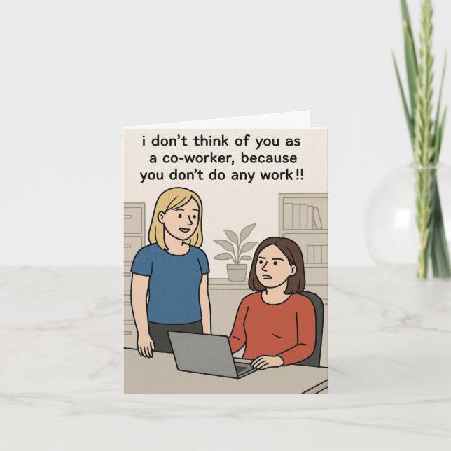 Cartão De Festividades Funny birthday card  (Frente)