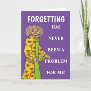 CARTÃO DE FESTIVIDADES FUNNY BOOMER BELATED BIRTHDAY CARD