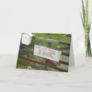 Cartão De Festividades Funny Christmas card