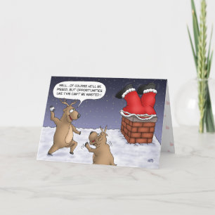 Cartão De Festividades Funny Christmas Cards: Opportunities