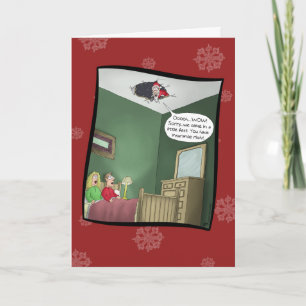 Cartão De Festividades Funny Christmas Cards: The Accident