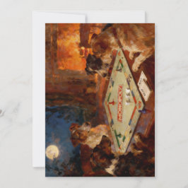 Cartão De Festividades Funny Cute Dogs Playing A Board Game Postcard
