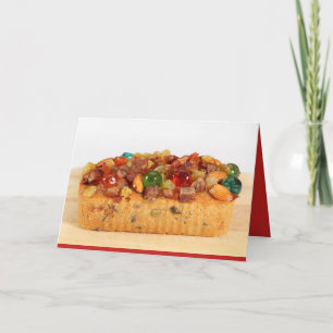 Cartão De Festividades Funny fruitcake card