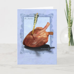 Cartão De Festividades Funny gross Valentine's card