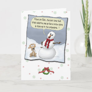 Cartão De Festividades Funny Holiday Cards: Toes Up