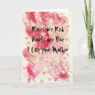 Cartão De Festividades Funny Roses Are Red Valentines Day Card