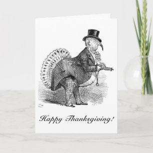 Cartão De Festividades Funny Thanksgiving Card