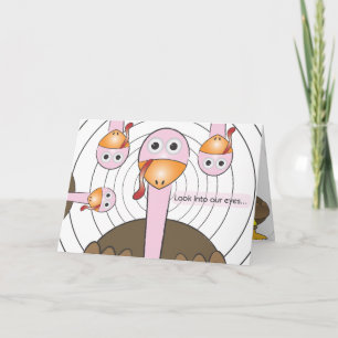 Cartão De Festividades Funny Thanksgiving Greeting