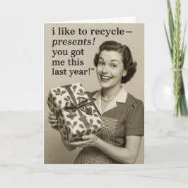 Cartão De Festividades Funny Xmas card