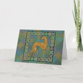 Cartão De Festividades Galgo stylisé “Fergulia "