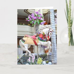 Cartão De Festividades Galloping Christmas Pony