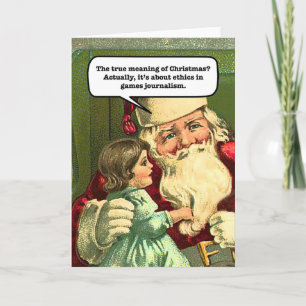 Cartão De Festividades GamerGate Christmas Card