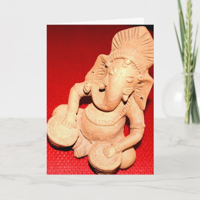 Cartão De Festividades Ganesha (Frente)