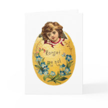 Garota no Ovo Esquece-me Não