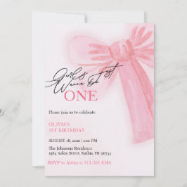 Cartão De Festividades Garotas Arcos Rosa Só Querem Ser Um primeiro anive