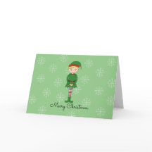 Garoto Elfo illusima Natal Flocos de Neve Verde Cl