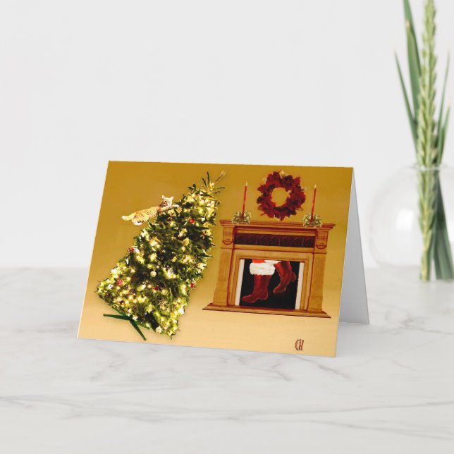 CARTÃO DE FESTIVIDADES GATINHO 2 (Frente)