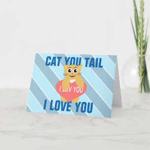 Cartão De Festividades Gatinho ama Dia de os namorados