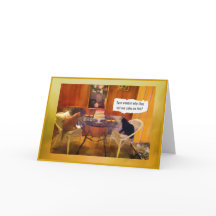 Gatos da Família Humor Colocando o bolo no fogo