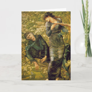 Cartão De Festividades GC de Edward Burne-Jones - de Merlin