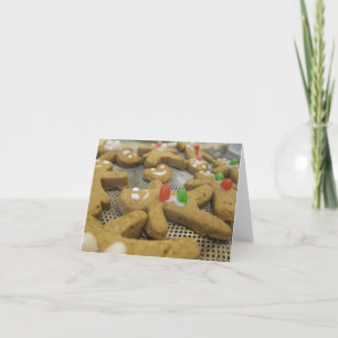 Cartão De Festividades gengibre