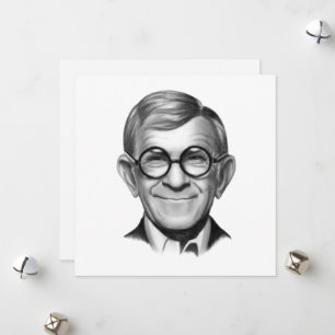 Cartão De Festividades George Burns