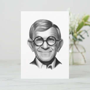 Cartão De Festividades George Burns