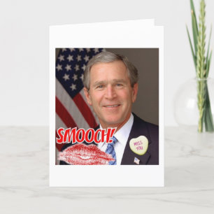 Cartão De Festividades George Bush Valentine's Day