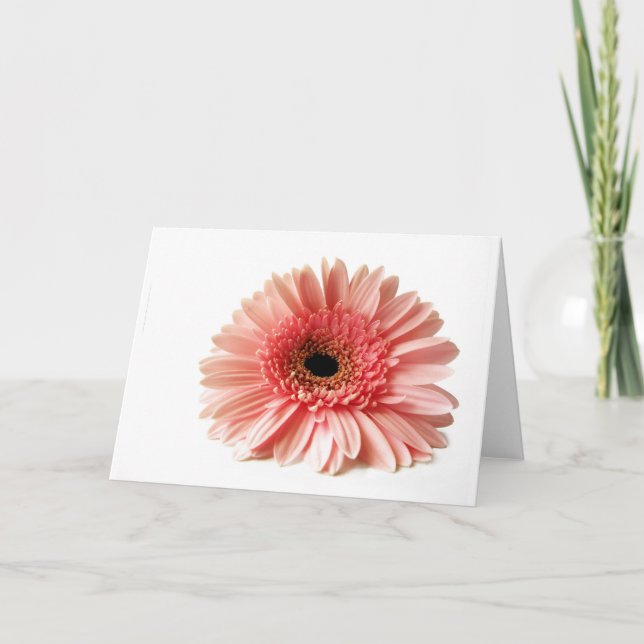 Cartão De Festividades Gerbera (Frente)
