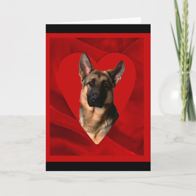 Cartão De Festividades German shepherd (Frente)
