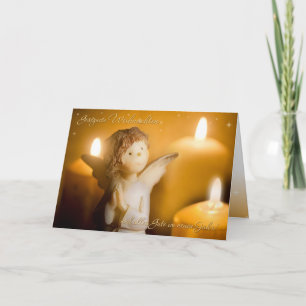 Cartão De Festividades Gesegnete Weihnachten