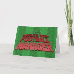Cartão De Festividades Gestor de Futebol Fantasy