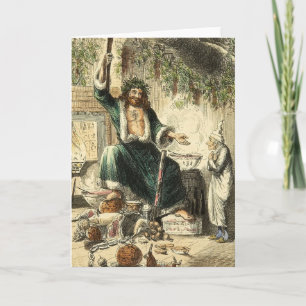 Cartão De Festividades Ghost of Christmas Present A Christmas Carol Card