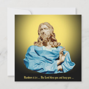 Cartão De Festividades Gian Lorenzo Bernini Bust do Cristo 1679