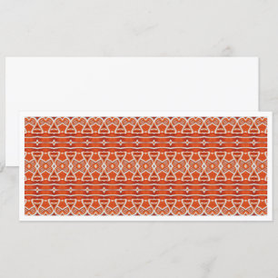 Cartão De Festividades GINGERBREAD 4x9.25 Placa plana / Horizontal