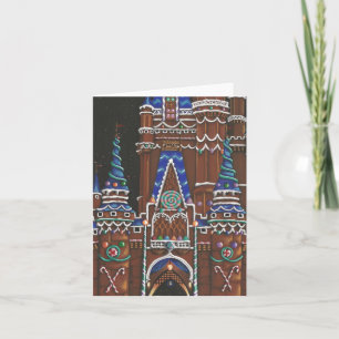 Cartão De Festividades Gingerbread Holiday Note Card
