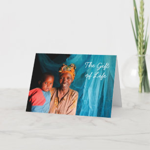 Cartão De Festividades Give the Gift of Life - Give A Mos... - Customized