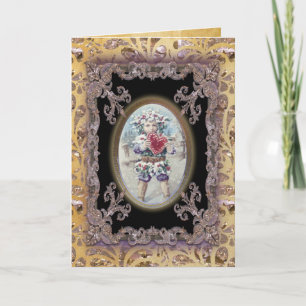 Cartão De Festividades Giving Heart Victorian