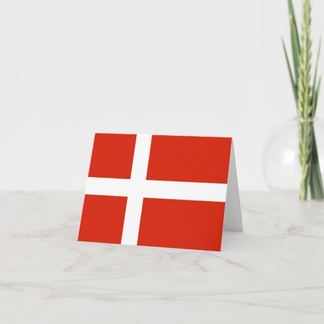 Cartão De Festividades Glæ delig Jul og Godt Nytår (Frente)