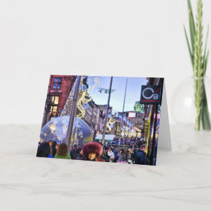 Cartão De Festividades Glasgow at Christmas