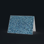 Cartão De Festividades GLITTER AZUL (faux)<br><div class="desc">PRODUTOS DE GELHA AZUL (Faux) para FÉRIAS ou Qualquer Dia!

Personalize como quiser!

PREÇOS MAIS BAIXOS NO ZAZZLE!

Perguntas? Regella@Rocketmail.com</div>
