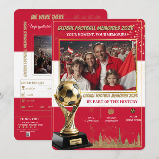 Cartão De Festividades Global Football Memories 2026 Cards